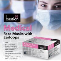 Bastion Ear Loop Face Mask 50 Pack