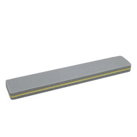 Nail File Spongie Grey with Yellow Centre Large 180/180